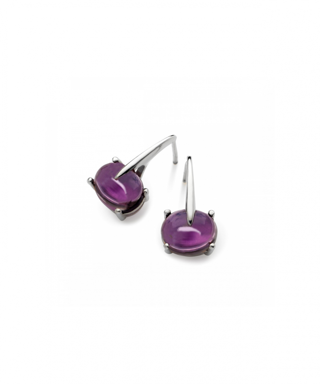 Sardinia Short Purple Amthyst Earrings by MAVIADA on curated-crowd.com