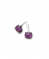 Sardinia Long Purple Amethyst Earrings by MAVIADA on curated-crowd.com