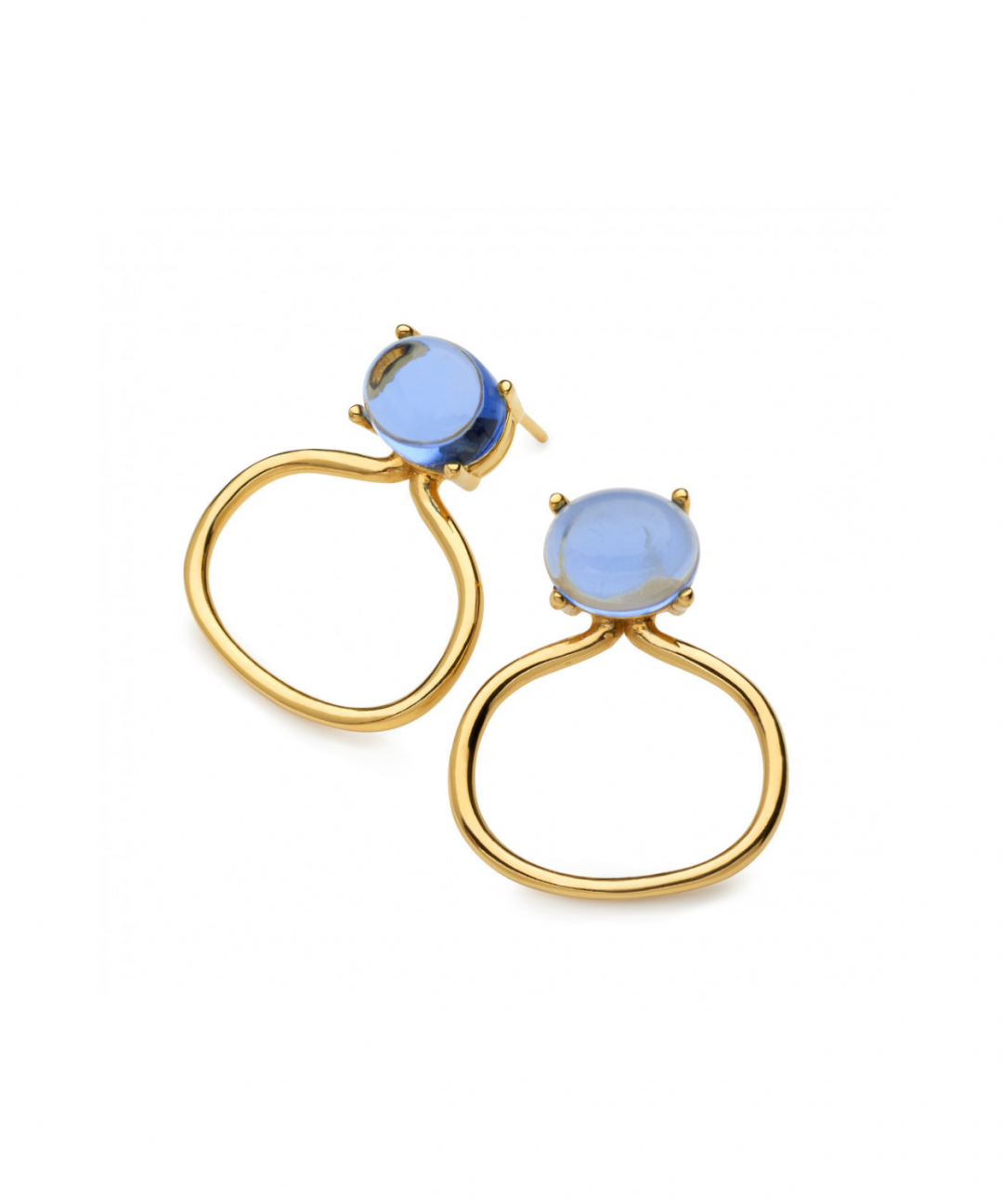 Taormina Aqua Blue Earrings by MAVIADA on curated-crowd.com