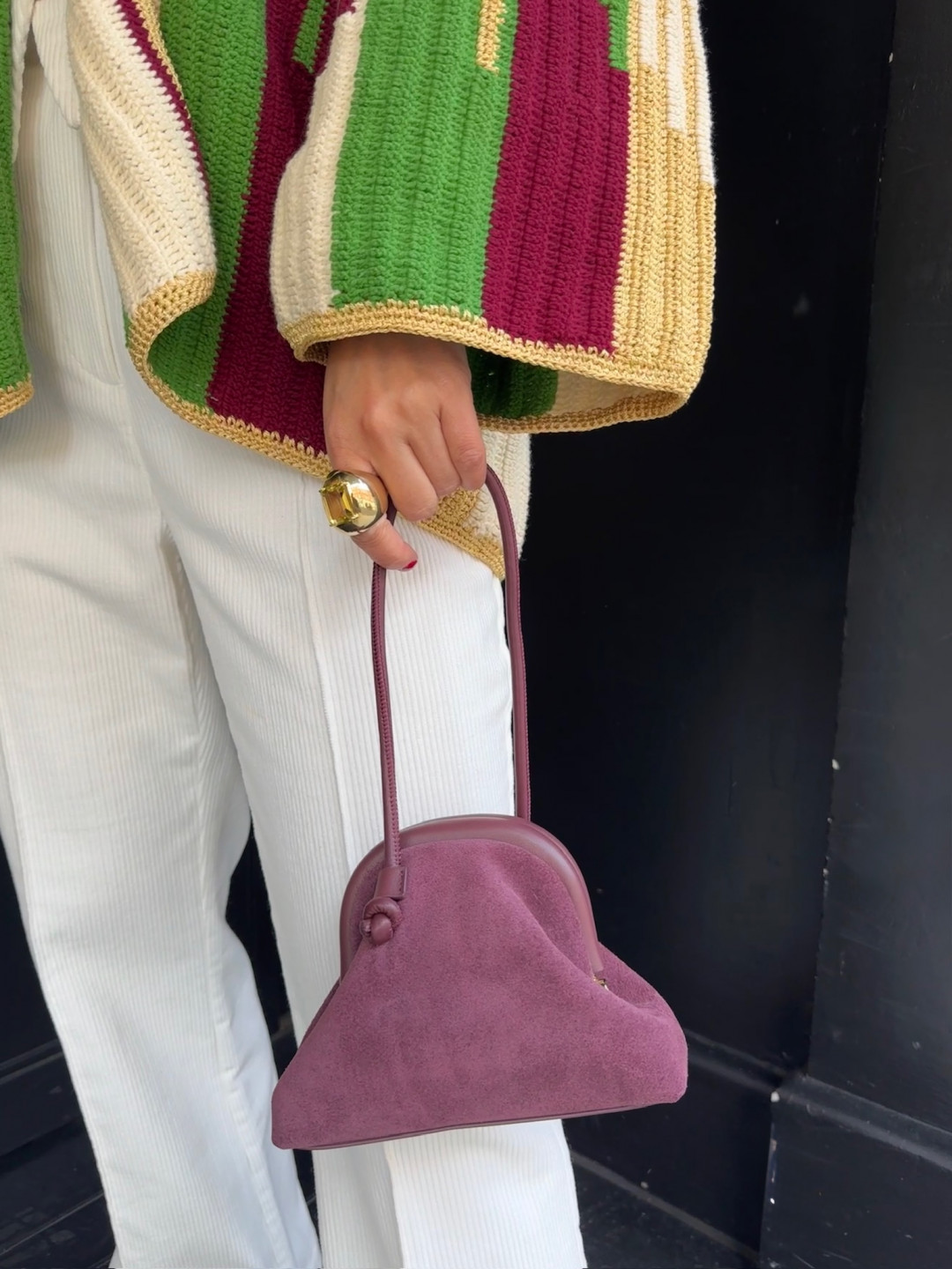 Small Money Pouch In Suede by Folklore on curated-crowd.com