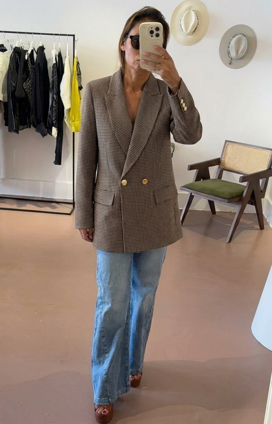 The Weekend Jacket in Chestnut Edit by Sorbé on curated-crowd.com