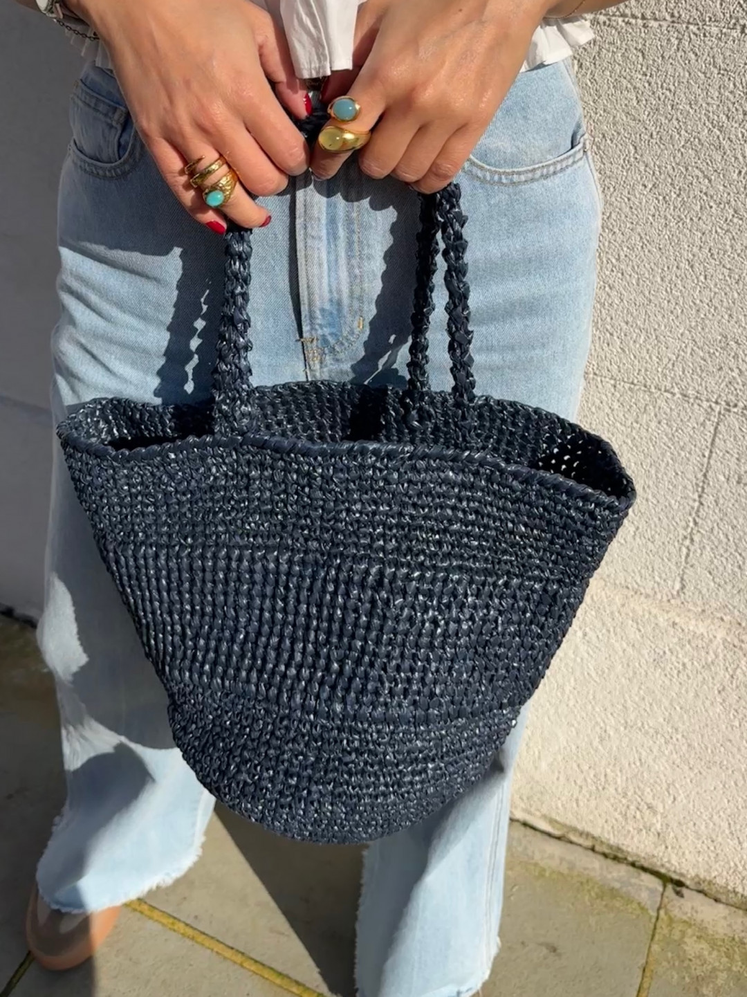 Bubble Navy Blue by DEINO'S on curated-crowd.com