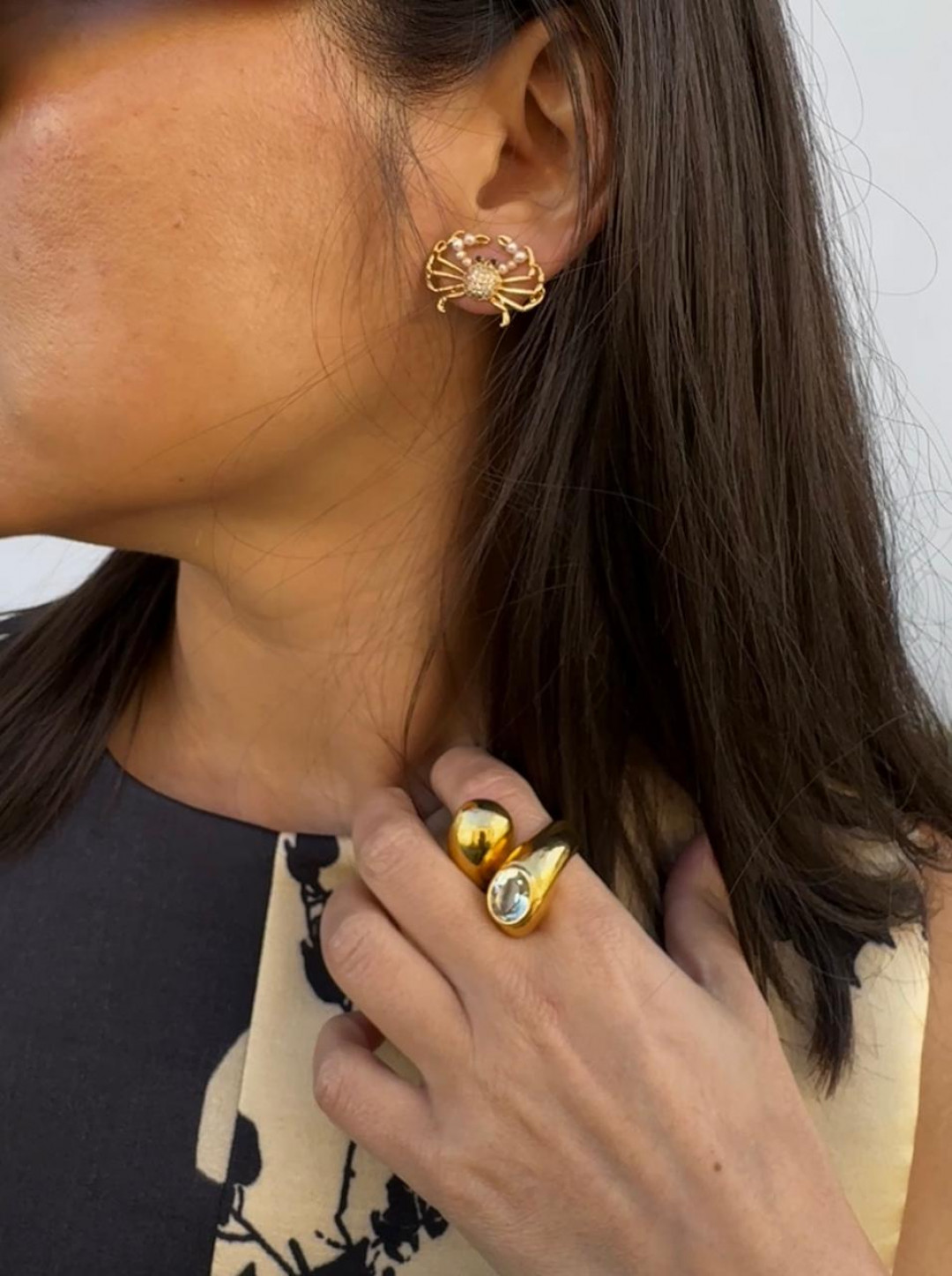 Faceted Mint Quartz Set Suzanne Ring by Tay Jewellery on curated-crowd.com