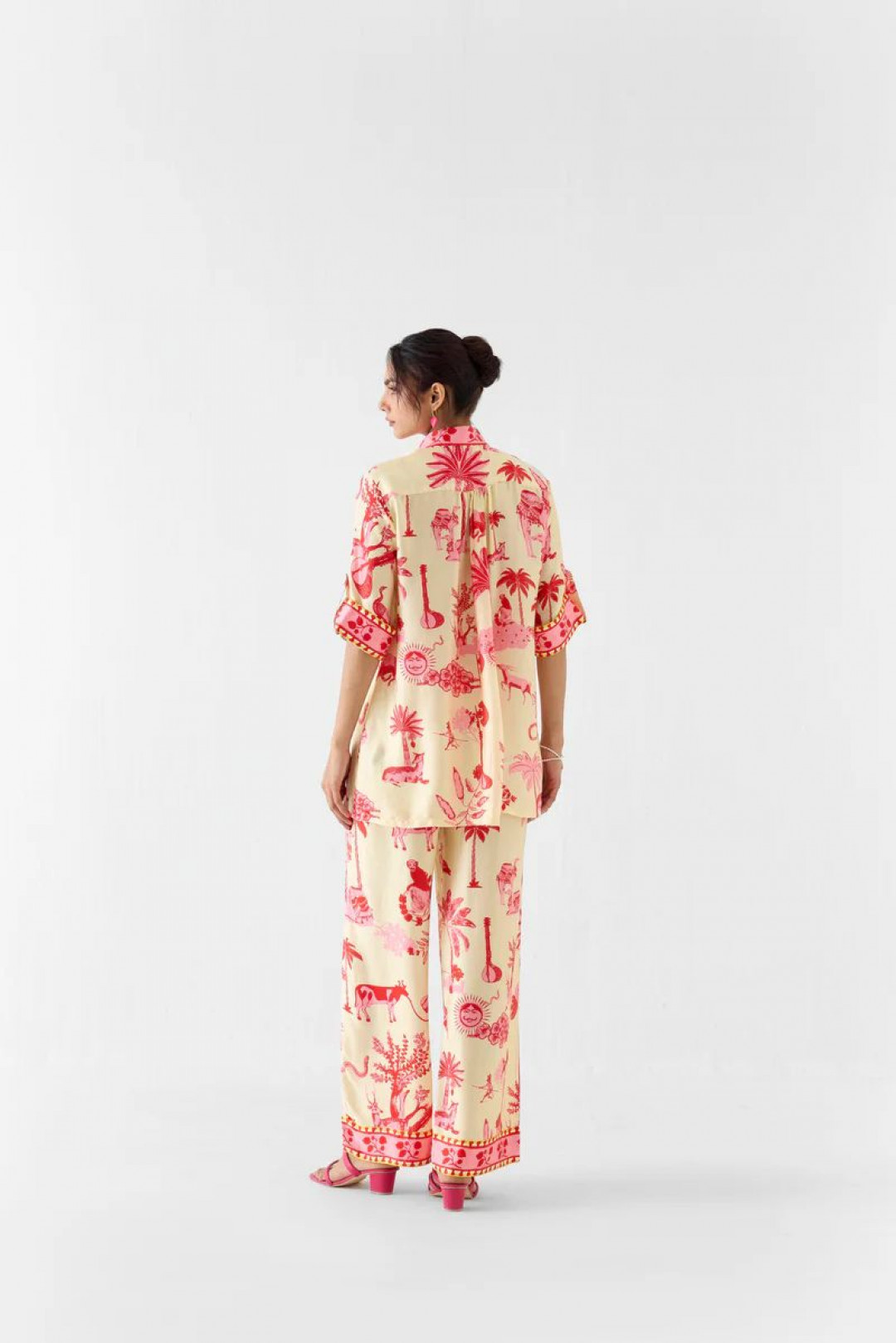 Sawai Shirt & Trousers Co-ord by Studio Rigu on curated-crowd.com