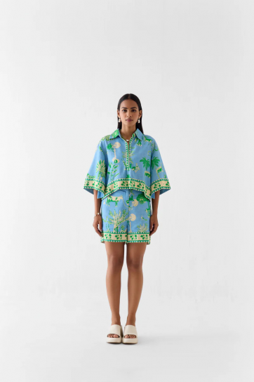 Nila Crop Top & Shorts by Studio Rigu on curated-crowd.com