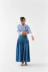 Azure Crop Shirt by Studio Rigu on curated-crowd.com