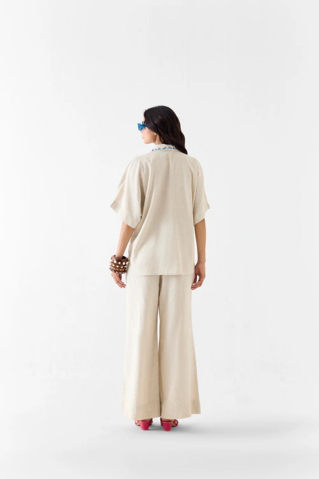 Paisley Shirt & Trousers Co-ord by Studio Rigu on curated-crowd.com