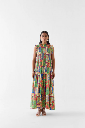 Johari Ruching Dress by Studio Rigu on curated-crowd.com
