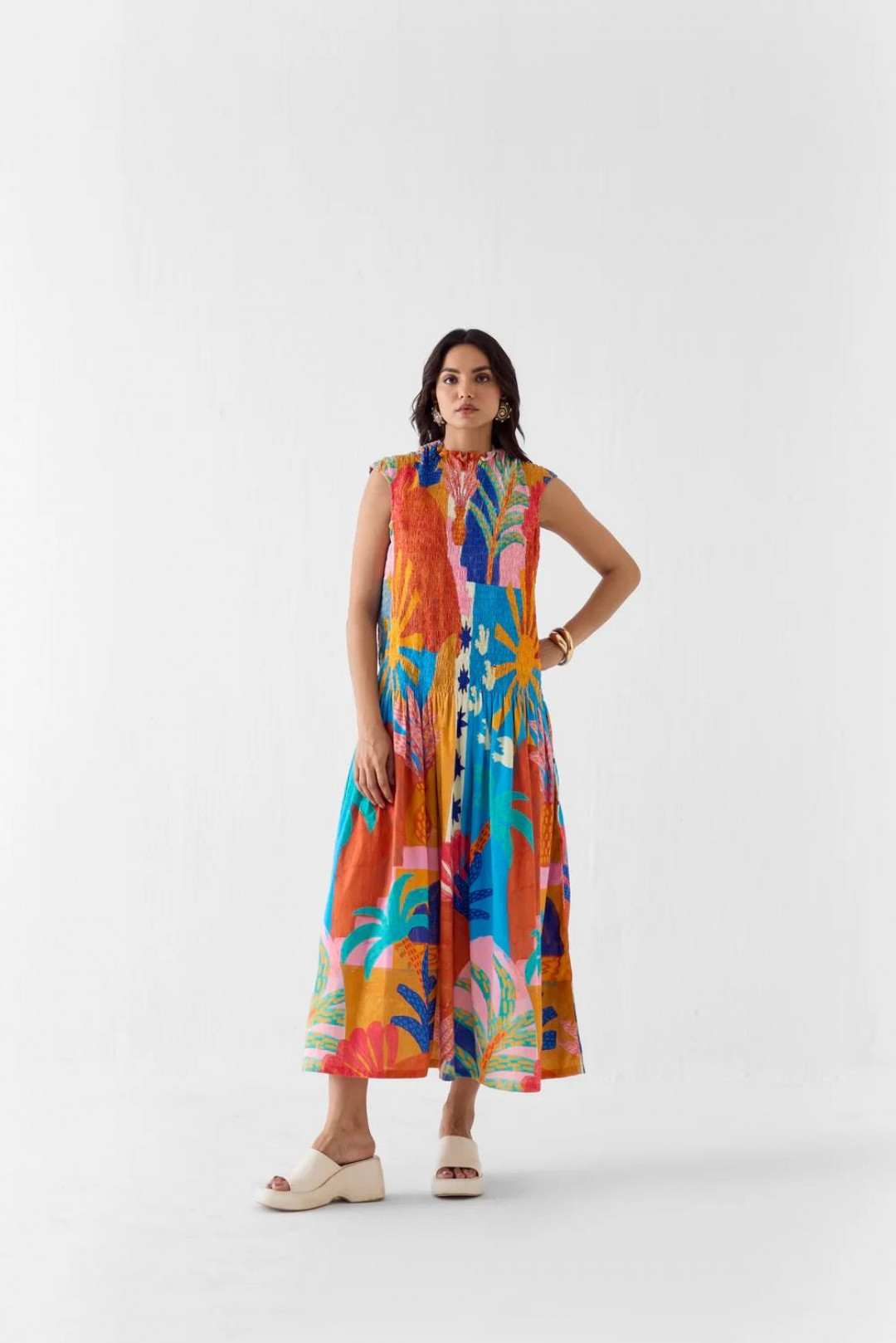 Kota Ruching Dress by Studio Rigu on curated-crowd.com