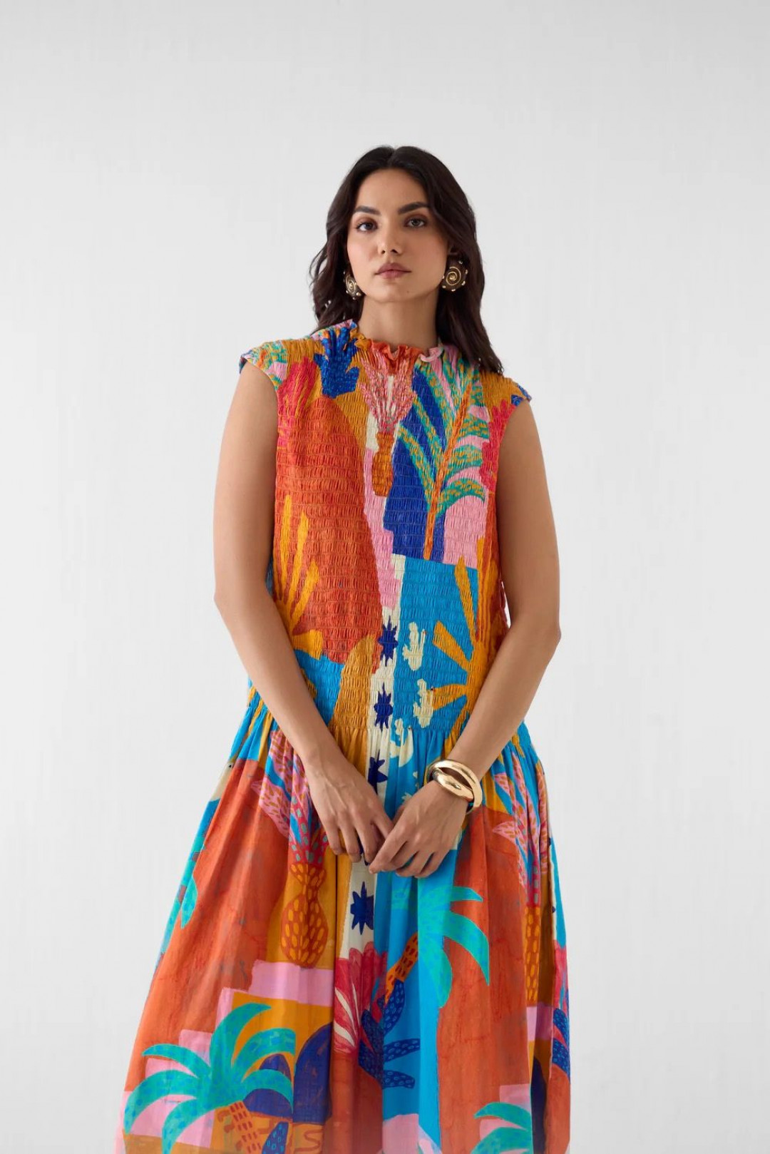 Kota Ruching Dress by Studio Rigu on curated-crowd.com