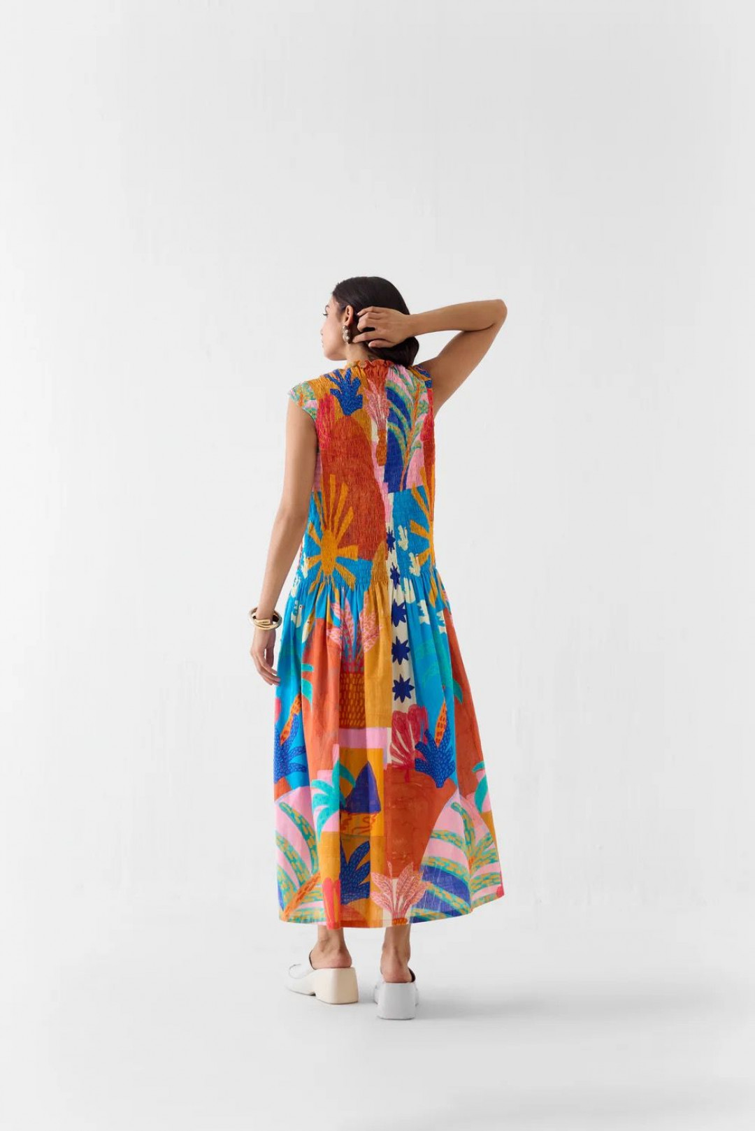 Kota Ruching Dress by Studio Rigu on curated-crowd.com