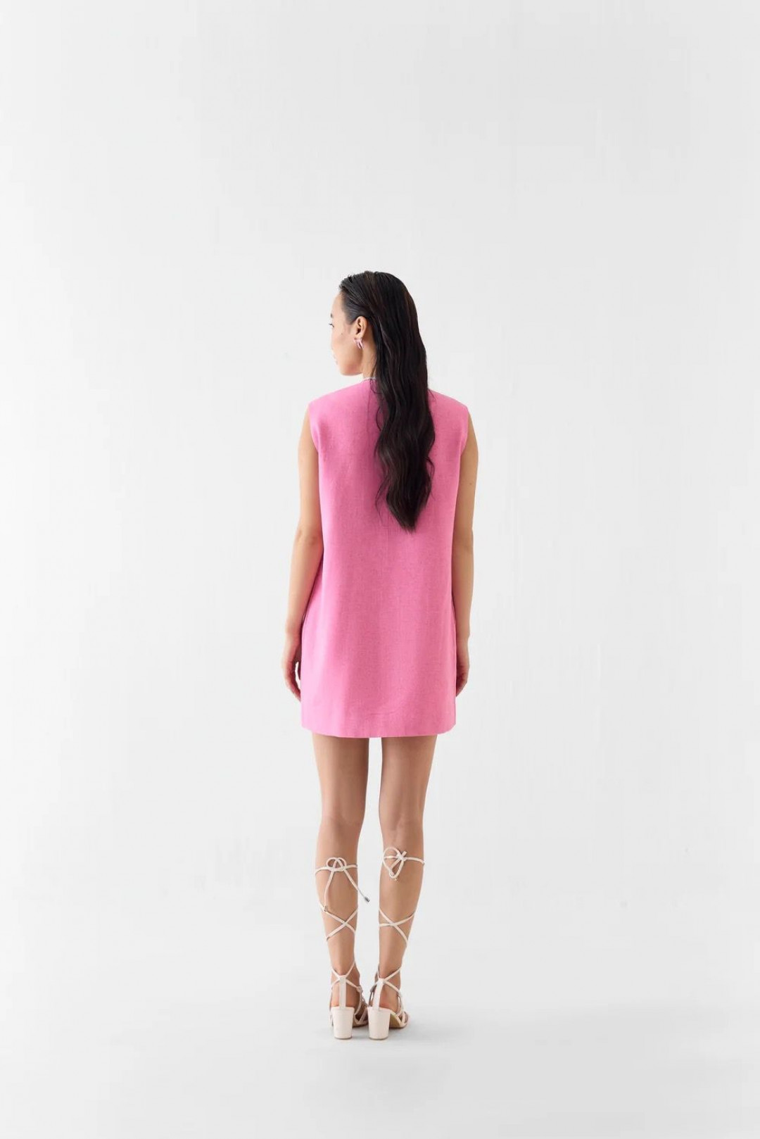 Pink City Short Dress by Studio Rigu on curated-crowd.com