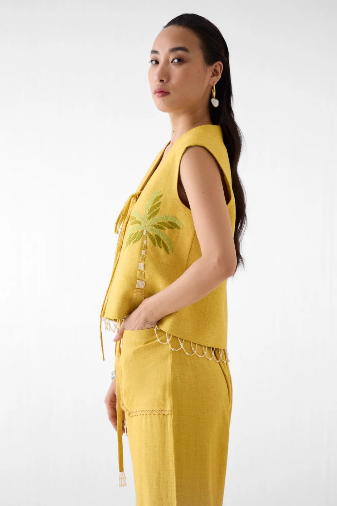 Multani Vest & Trousers Co-ord by Studio Rigu on curated-crowd.com