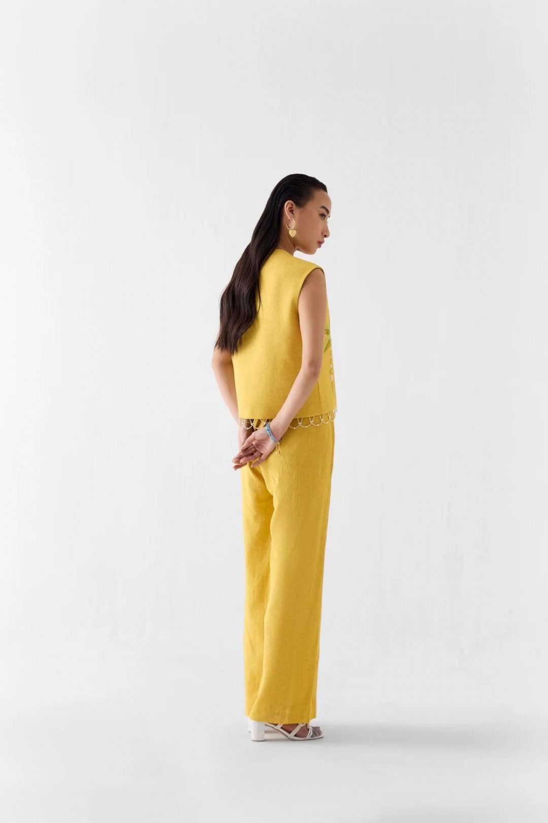 Multani Vest & Trousers Co-ord by Studio Rigu on curated-crowd.com