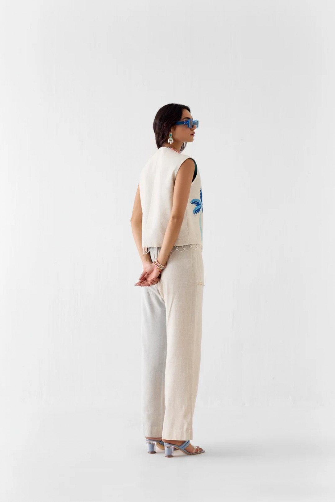 Matka Vest & Trousers Co-ord by Studio Rigu on curated-crowd.com