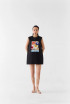 Sahara Night Short Dress by Studio Rigu on curated-crowd.com
