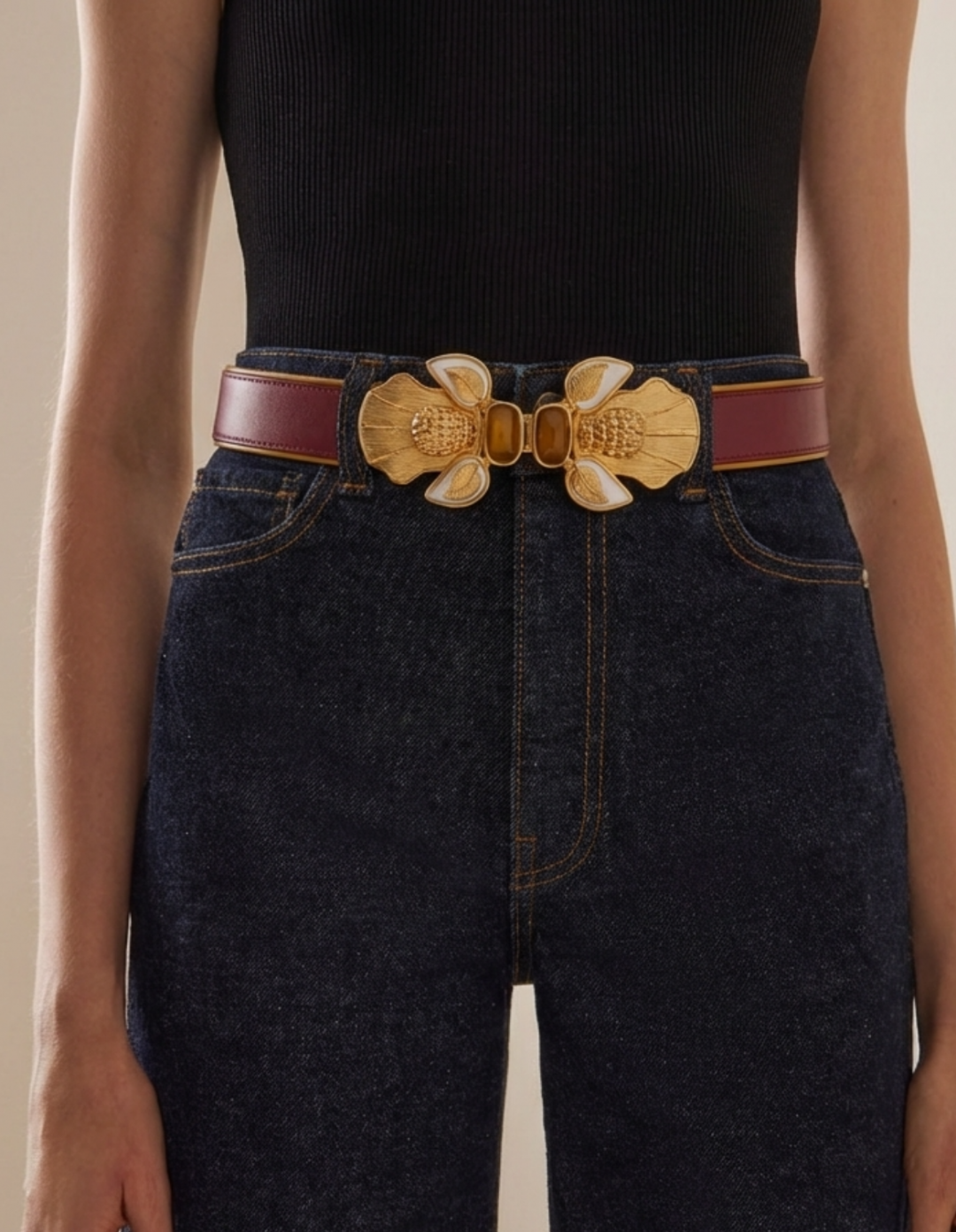 Bee Belt Red by Sonia Petroff on curated-crowd.com