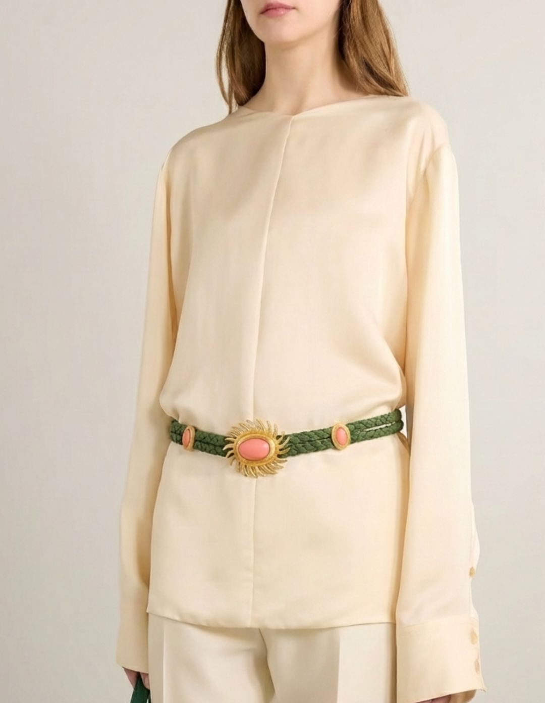 Sun Suede Belt by Sonia Petroff on curated-crowd.com