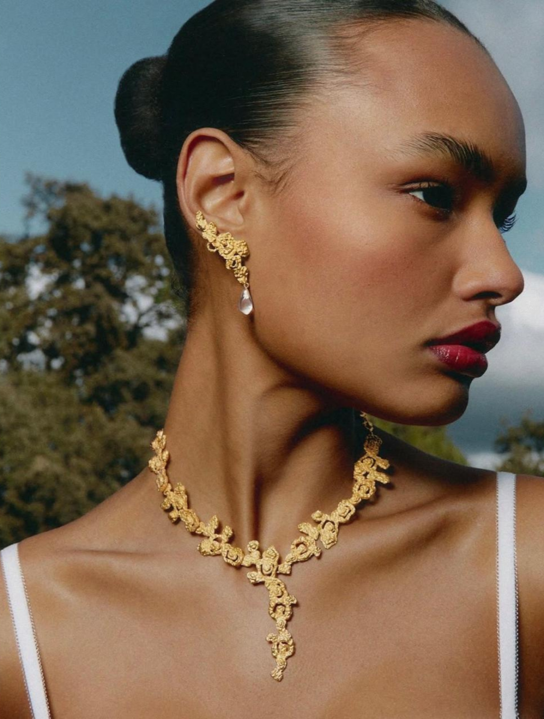 Riverstone Necklace by Jude Benhalim on curated-crowd.com