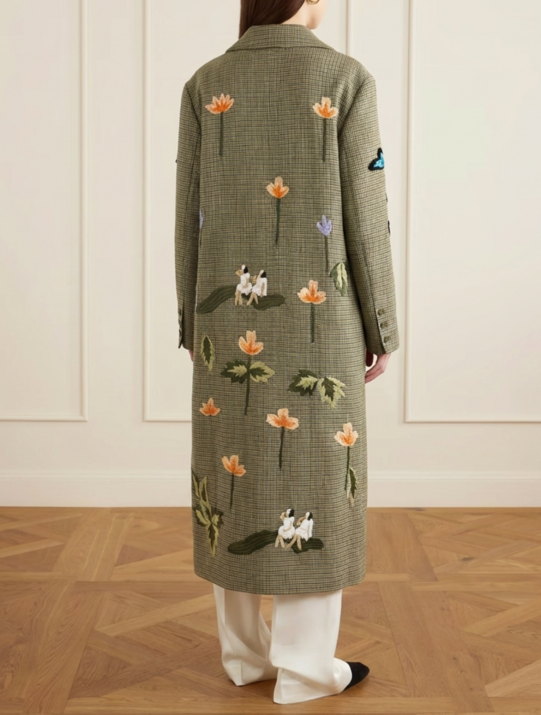 Our Garden Coat In Wool by Artwear Gallery on curated-crowd.com