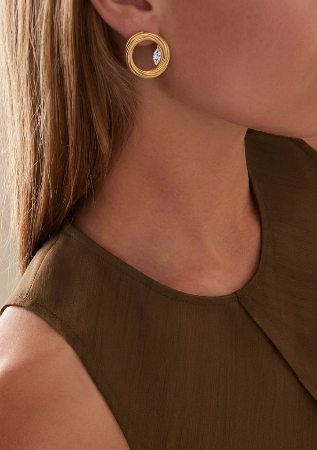 Cheri Hoop Earrings by Studio Liberté on curated-crowd.com