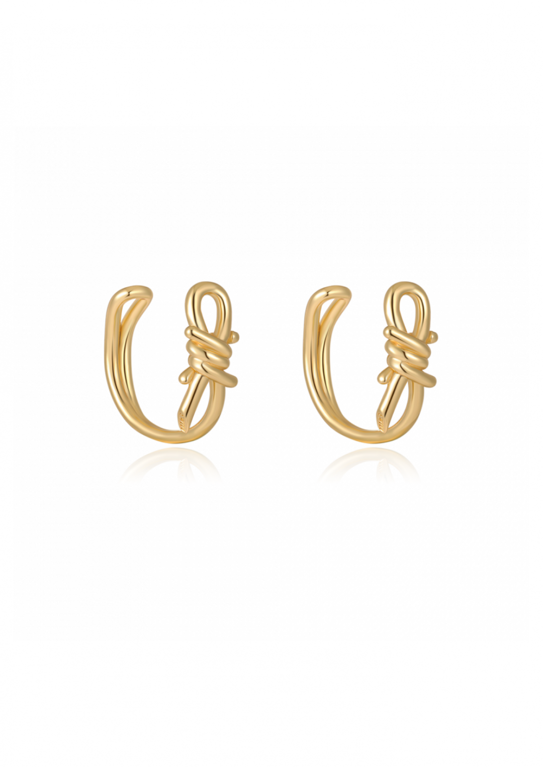 Layla Gold Hoop Earrings by Studio Liberté on curated-crowd.com