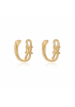 Layla Gold Hoop Earrings by Studio Liberté on curated-crowd.com
