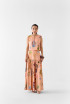 Pottery Crop Top & Gathered Skirt by Studio Rigu on curated-crowd.com