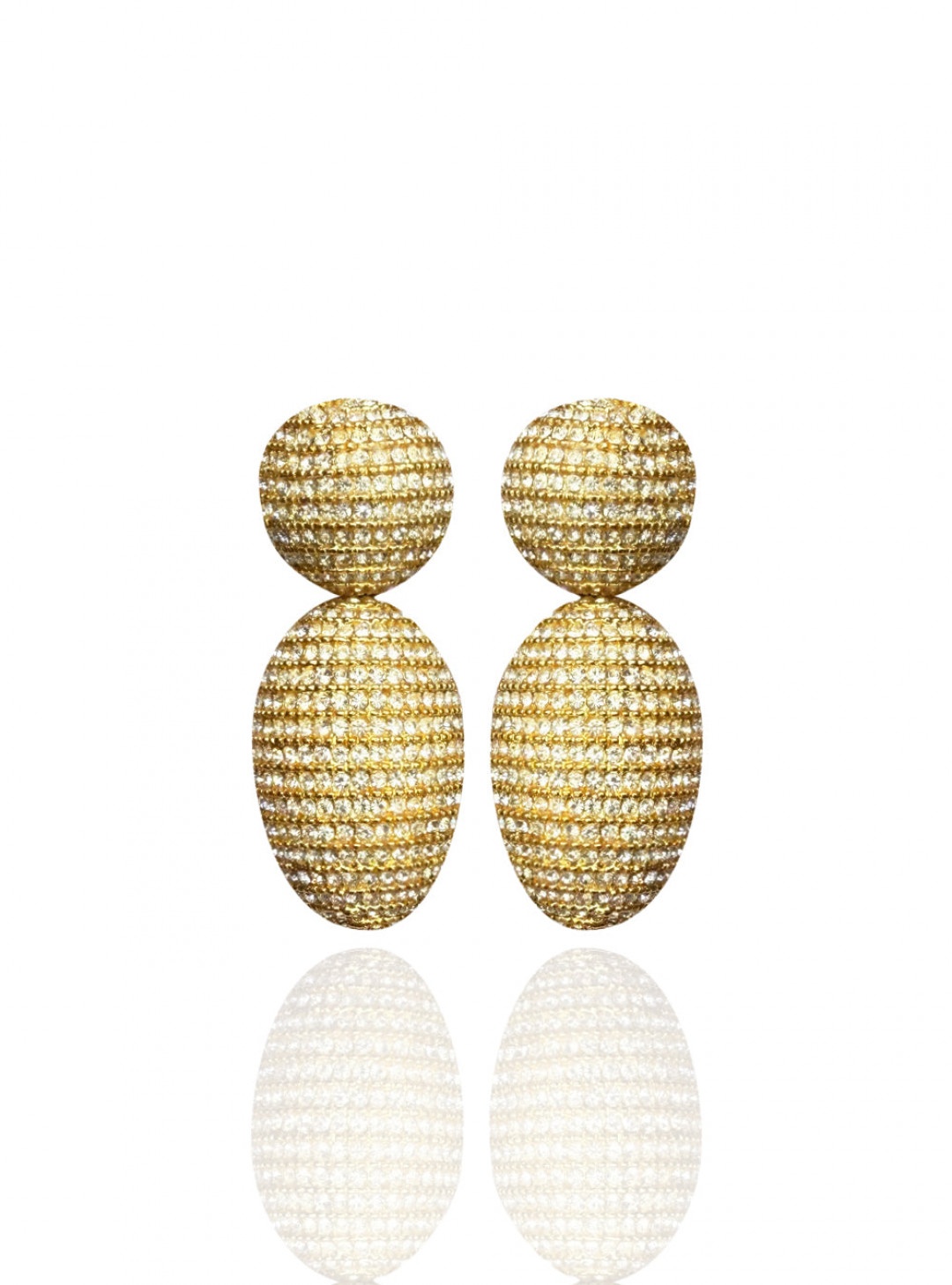 Nocture Gold Earrings by Jessica K on curated-crowd.com