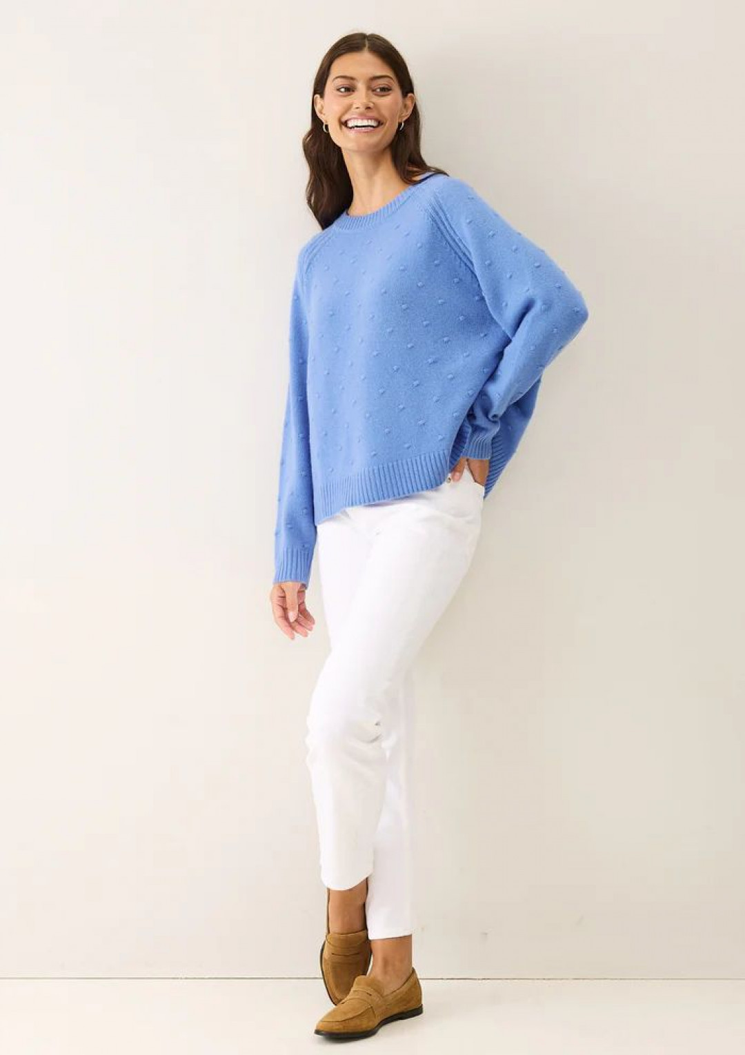 Bobble Sweater by LOOP Cashmere on curated-crowd.com