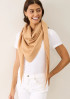 Cashmere Triangle Scarf in Earth Brown by LOOP Cashmere on curated-crowd.com