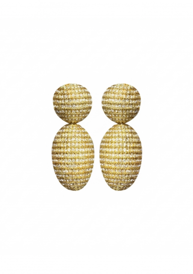 Nocture Gold Earrings by Jessica K on curated-crowd.com