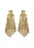 Odelia Gold Strass Earrings by Jessica K on curated-crowd.com