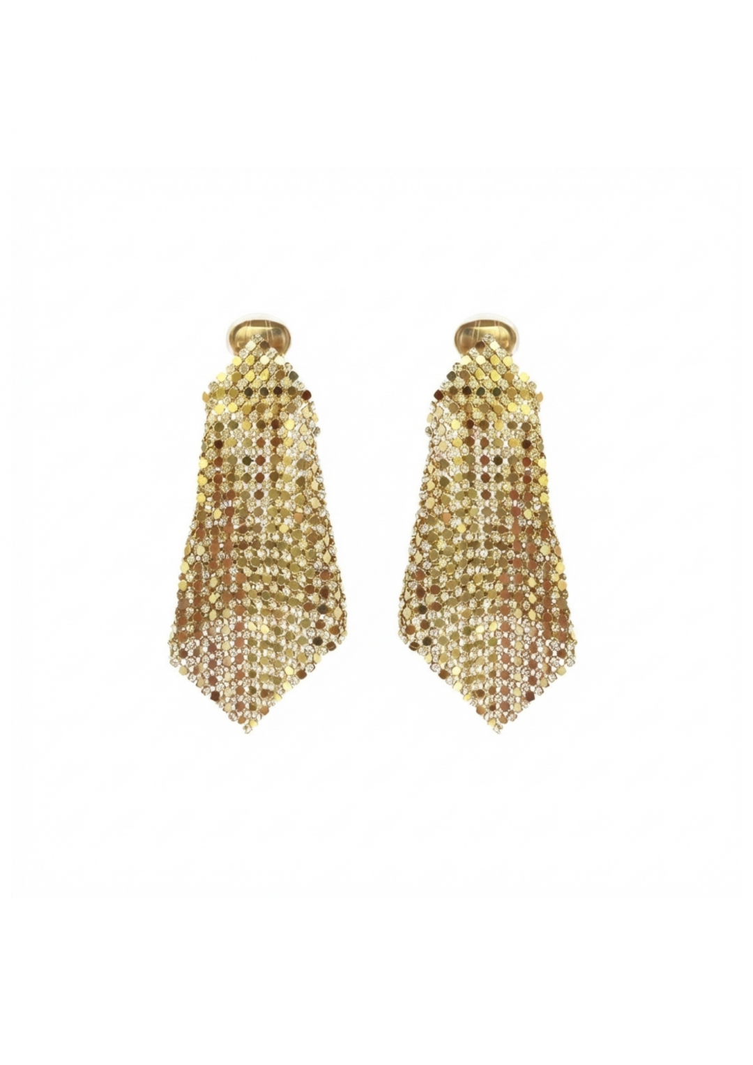 Elia Gold Strass Earrings by Jessica K on curated-crowd.com