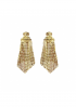 Elia Gold Strass Earrings by Jessica K on curated-crowd.com