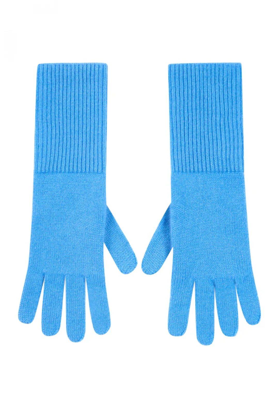 Cashmere Gloves In Delta Blue by LOOP Cashmere on curated-crowd.com