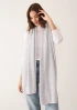 Cashmere Lofty Blanket Scarf in Foggy Grey by LOOP Cashmere on curated-crowd.com