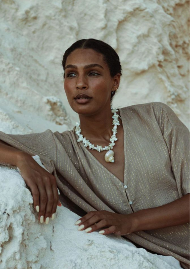 Island Memoir Shell Necklace by Saint Holiday on curated-crowd.com