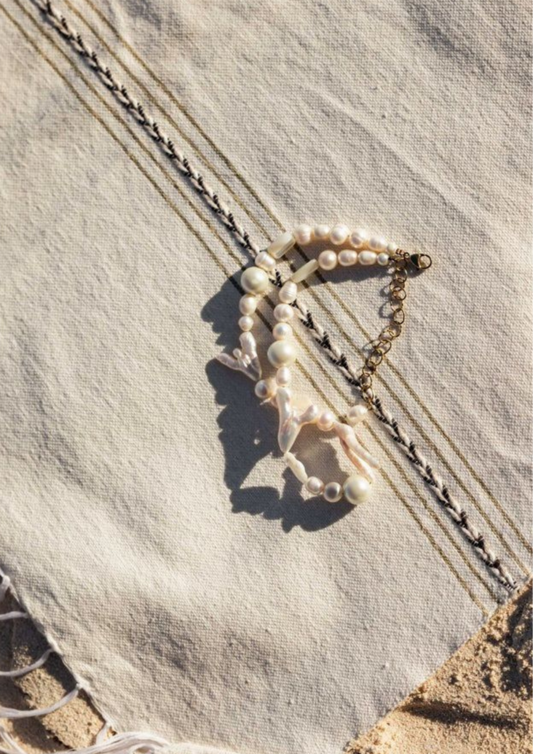 Aprés Pearl Necklace by Saint Holiday on curated-crowd.com