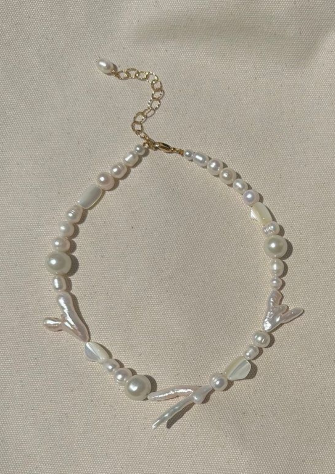 Aprés Pearl Necklace by Saint Holiday on curated-crowd.com