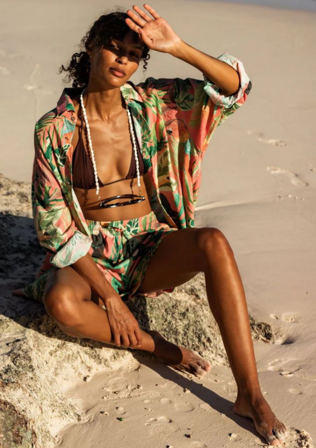 Collecting Shells Sunglass Chain by Saint Holiday on curated-crowd.com