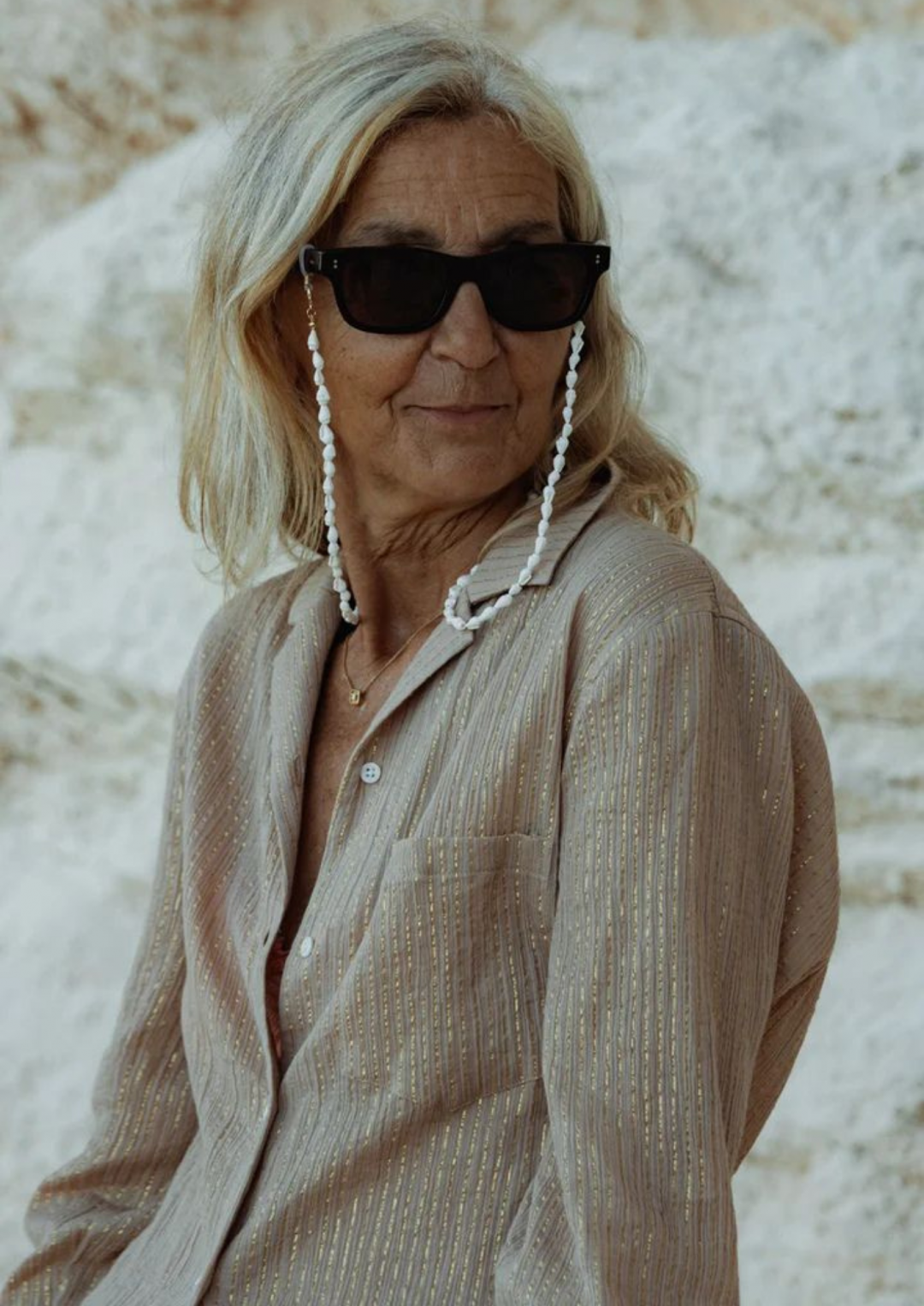 Collecting Shells Sunglass Chain by Saint Holiday on curated-crowd.com