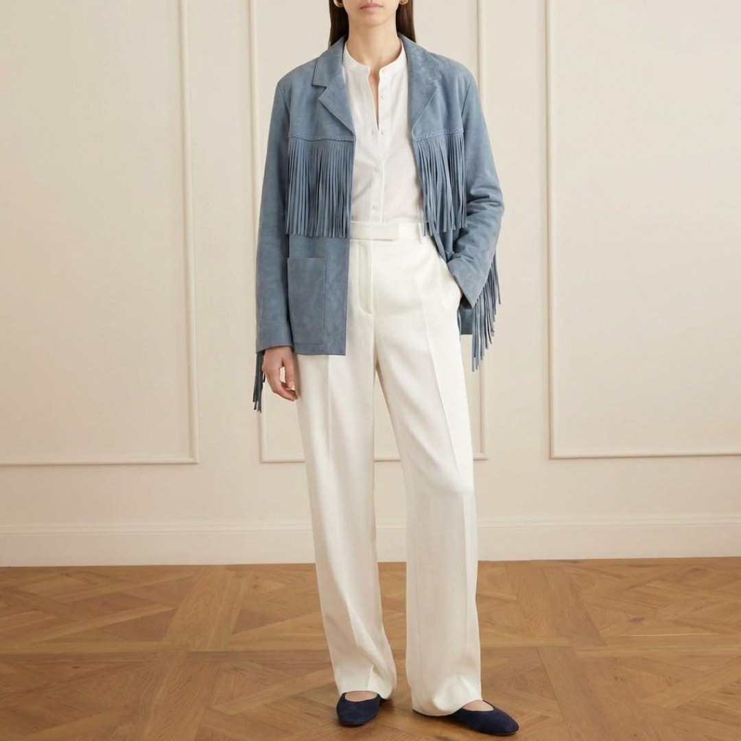 Calypso Double Sided Suede Jacket by Curated Crowd Collective on curated-crowd.com