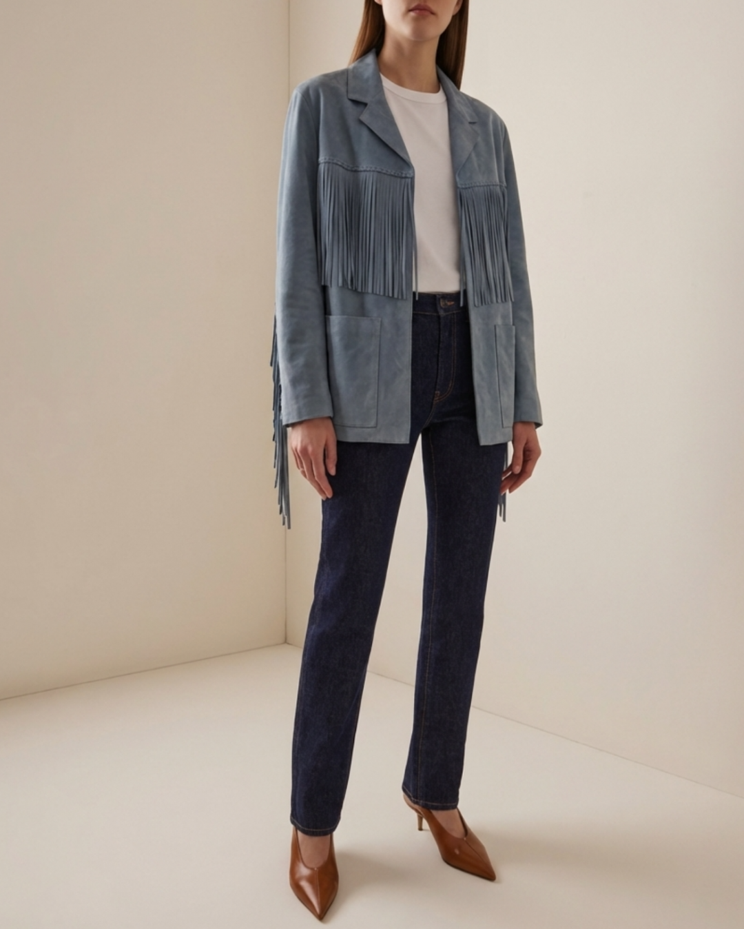 Calypso Double Sided Suede Jacket by Curated Crowd Collective on curated-crowd.com