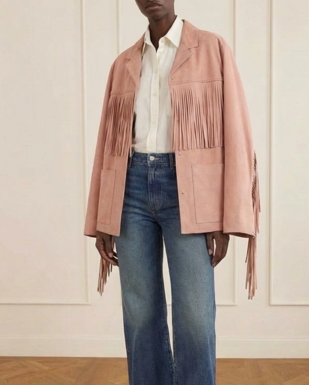 Calypso Double Sided Suede Jacket by Curated Crowd Collective on curated-crowd.com