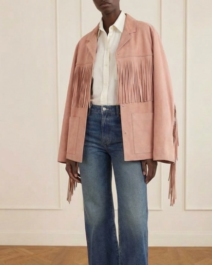 Calypso Double Sided Suede Jacket by Curated Crowd Collective on curated-crowd.com