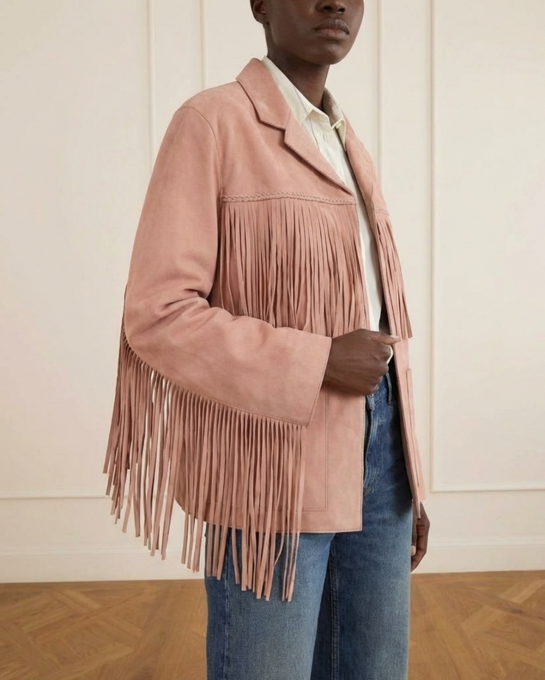 Calypso Double Sided Suede Jacket by Curated Crowd Collective on curated-crowd.com