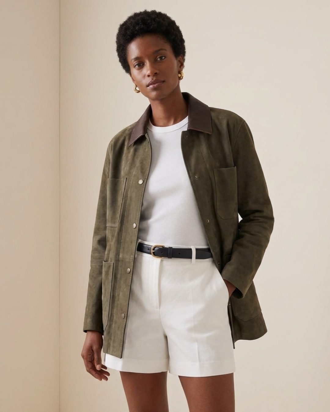 Auvette Suede Jacket by Curated Crowd Collective on curated-crowd.com