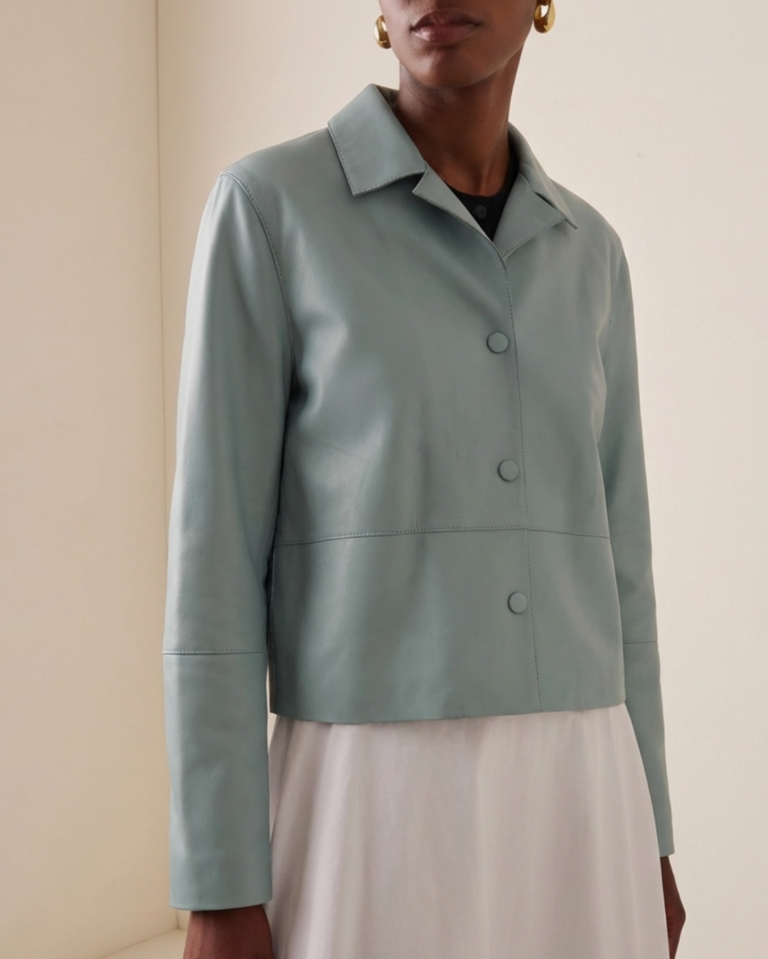 Ralia Leather Jacket by Curated Crowd Collective on curated-crowd.com