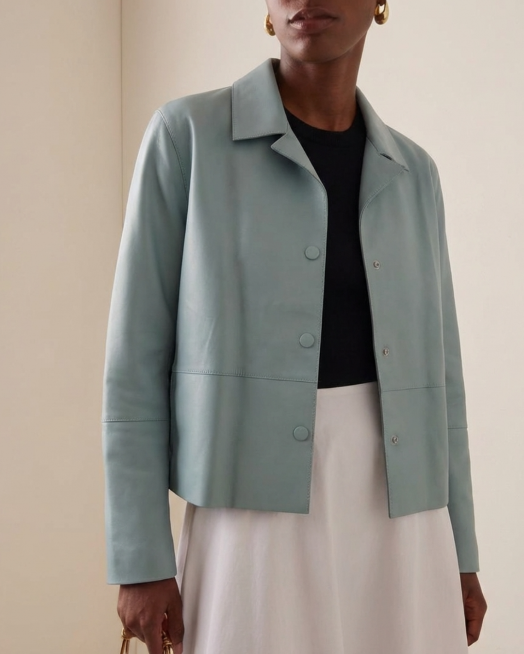 Ralia Leather Jacket by Curated Crowd Collective on curated-crowd.com